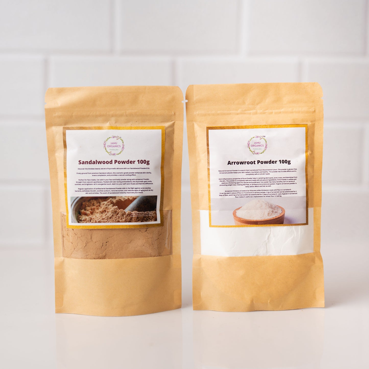 Natural Face/Body Powder Combo